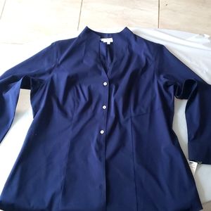 Blouse long sleeve blue
